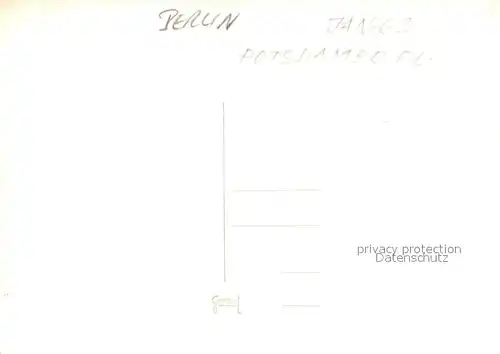 Berlin Panzersperren Potsdamer Platz Berlin