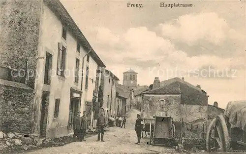 Preny Hauptstrasse Soldaten Preny