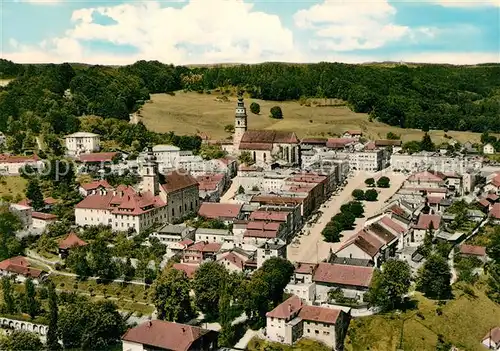 Tittmoning_Salzach Fliegeraufnahme Tittmoning Salzach
