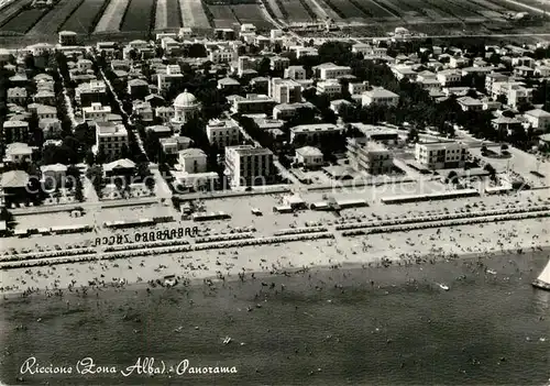 Riccione Fliegeraufnahme mit Strand Riccione