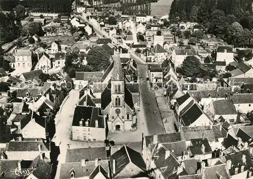 Ligueil Fliegeraufnahme mit Kirche Ligueil