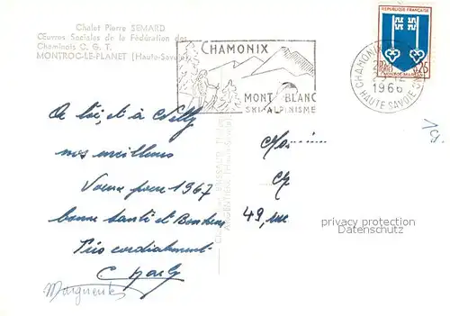 Montroc le Planet Chalet Pierre Semard Montroc le Planet