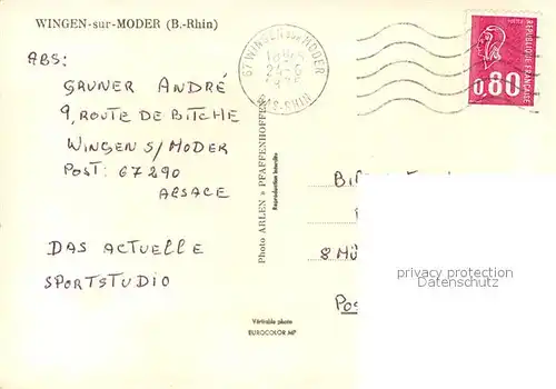 Wingen sur Moder  Wingen sur Moder