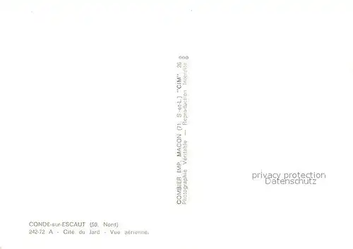 Escaut Fliegeraufnahme Cit? du Jard Escaut