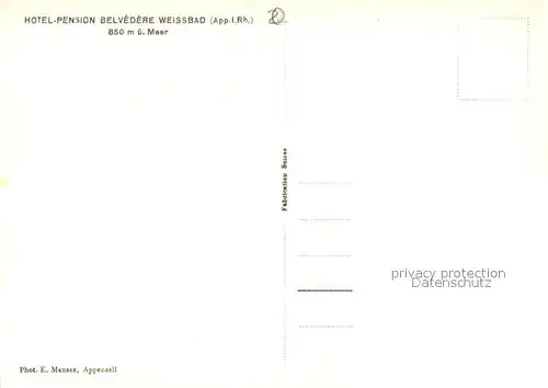 Weissbad Hotel Pension Belvedere Weissbad