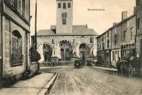 Vouziers Kirche Pferdekutschen Vouziers