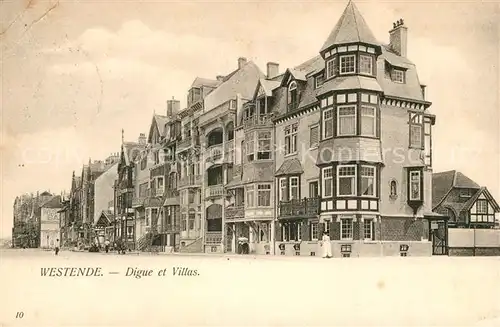 Westende Digue et Villas Westende