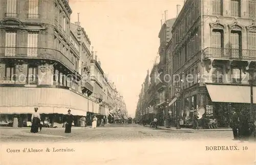 Bordeaux Cours d`Alsace et Lorraine Bordeaux