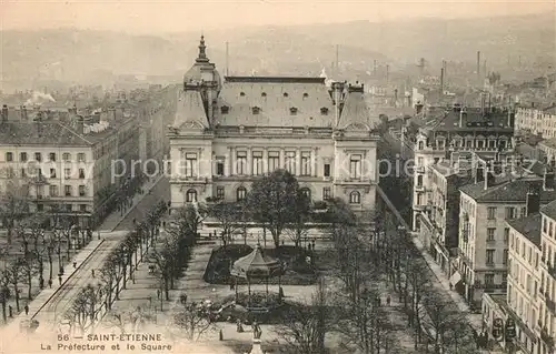 Saint Etienne_Loire Prefecture et le Square Saint Etienne Loire