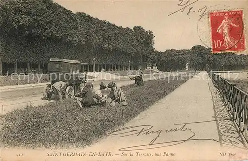 Saint Germain en Laye Sur la Terrasse uen Panne Saint Germain en Laye