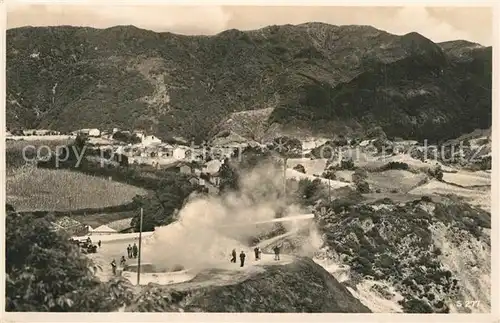 Azoren Sao Miguel Dampfquellen von Furmas Azoren