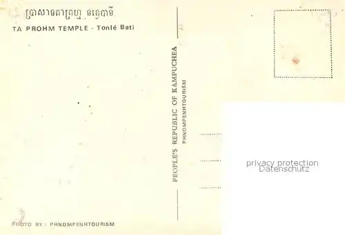 AK / Ansichtskarte Angkor Ta Prohm Tempel Angkor