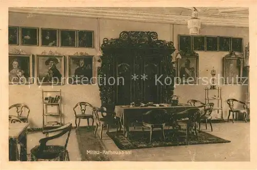 AK / Ansichtskarte Mitau Rathaussaal Mitau