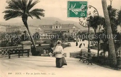 AK / Ansichtskarte Nice_Alpes_Maritimes Vue au Jardin Public Nice_Alpes_Maritimes