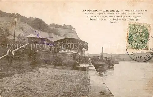 AK / Ansichtskarte Avignon_Vaucluse Les quais Avignon Vaucluse