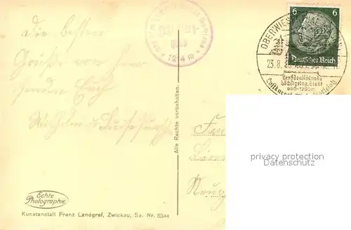 AK / Ansichtskarte Oberwiesenthal_Erzgebirge Bergabfahrt vom Fichtelberg Oberwiesenthal Erzgebirge