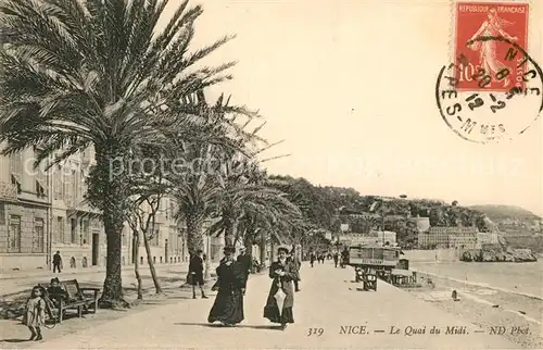 AK / Ansichtskarte Nice_Alpes_Maritimes Le Quai du Midi Nice_Alpes_Maritimes