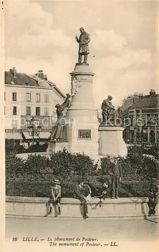 AK / Ansichtskarte Lille_Nord Monument de Pasteur Lille_Nord