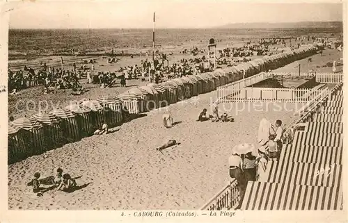 AK / Ansichtskarte Cabourg La Plage Cabourg