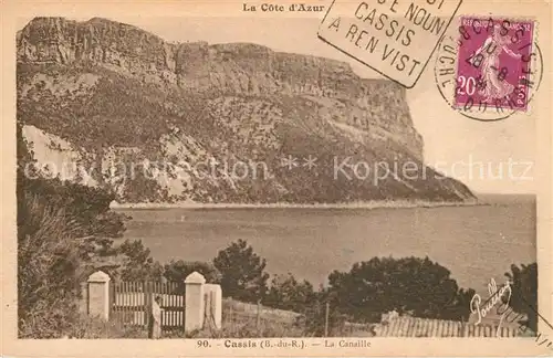 AK / Ansichtskarte Cassis La Canaille Cote d Azur Cassis