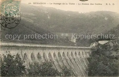 AK / Ansichtskarte Renaison Le Barrage de la Tache Maison des Gardes Renaison