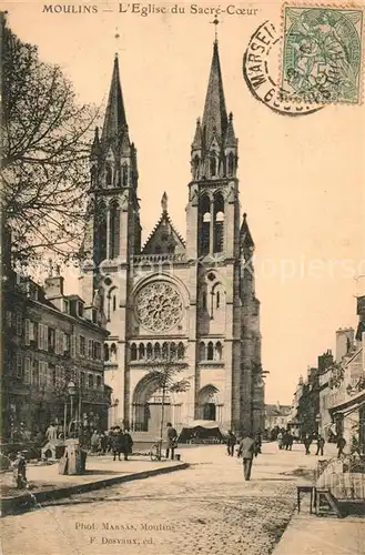 AK / Ansichtskarte Moulins_Allier Eglise du Sacre Coeur Moulins Allier
