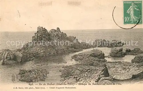 AK / Ansichtskarte Ile de Brehat Groupe de Rochers au nord de l Ile Ile de Brehat