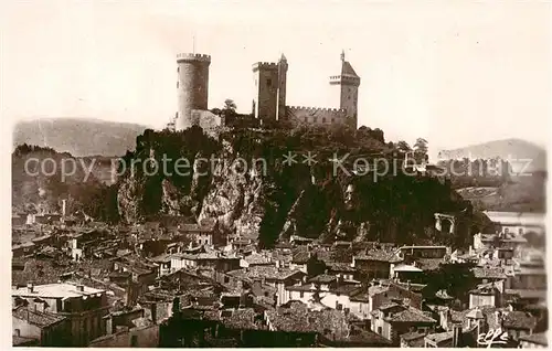 AK / Ansichtskarte Foix Chateau Foix