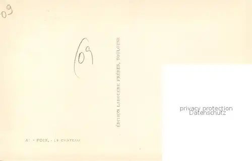 AK / Ansichtskarte Foix Chateau Foix
