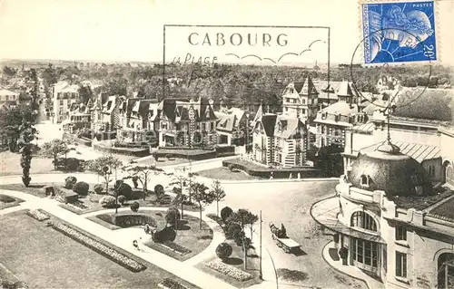 AK / Ansichtskarte Cabourg Les Jardins du Casino et les Villas Cabourg
