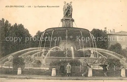 AK / Ansichtskarte Aix en Provence Fontaine Monumentale Aix en Provence