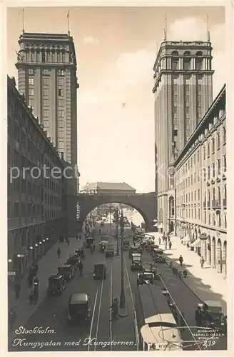 AK / Ansichtskarte Stockholm Kungsgatan med Kungstornen Stockholm
