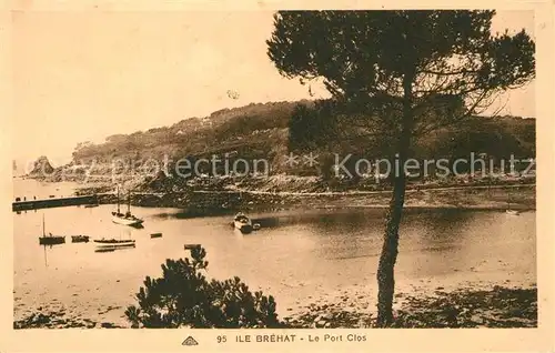 AK / Ansichtskarte Ile de Brehat Le Port Clos Ile de Brehat