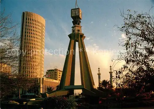 AK / Ansichtskarte Abu_Dhabi Clocktower Roundabout Abu_Dhabi