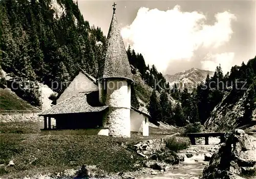 AK / Ansichtskarte Steg_Liechtenstein Kapelle Steg_Liechtenstein