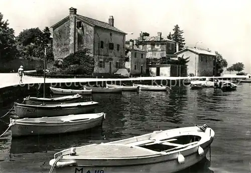 AK / Ansichtskarte Malinska Bootsanlegestelle Stadtpanorama Malinska