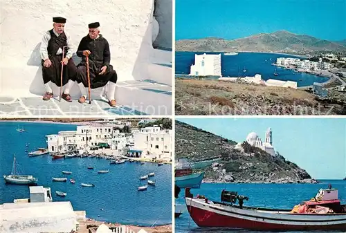 AK / Ansichtskarte Cyclades_Kykladen Sehenswuerdigkeiten Hafen  Cyclades_Kykladen