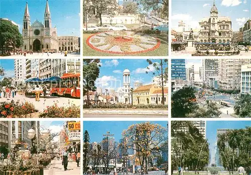 AK / Ansichtskarte Curitiba Cathedrale Museo Praca Garibaldi  Curitiba