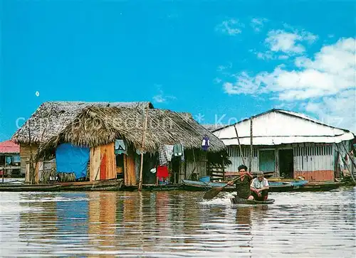 AK / Ansichtskarte Iquitos Belen Floating District Iquitos