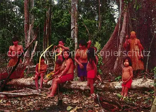 AK / Ansichtskarte Iquitos Familia Yagua del Alto Amazonas Iquitos