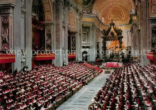 AK / Ansichtskarte Vatikanstadt Konzil Petersdom Vatikanstadt