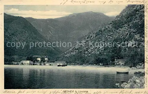 AK / Ansichtskarte Medvea Blick auf den Strand Berge 