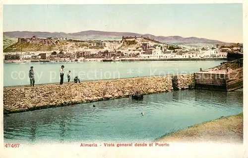 AK / Ansichtskarte Almeria Vista general desde el Puerto Almeria