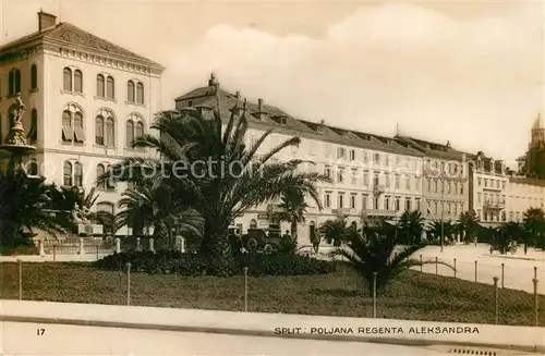 AK / Ansichtskarte Split_Spalato Poljana Regenta Aleksandra Split_Spalato