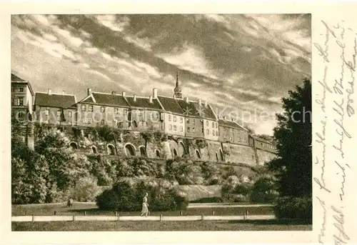 AK / Ansichtskarte Tallinn Alte Haeuser auf dem Domberge Tallinn