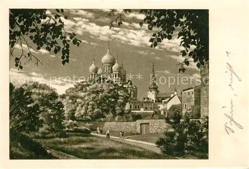 AK / Ansichtskarte Tallinn Alexander Newsky Kathedrale und Domkirche Tallinn