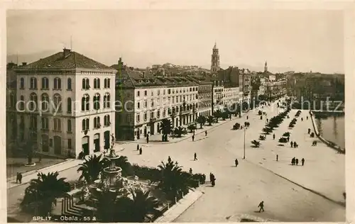 AK / Ansichtskarte Split_Spalato Obala Split_Spalato