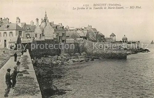 AK / Ansichtskarte Roscoff Le Jardin et la Tourelle de Marie Stuart Roscoff