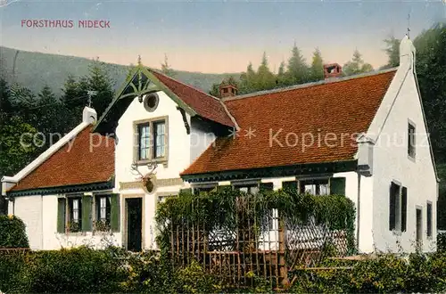 AK / Ansichtskarte Nideck Forsthaus Nideck