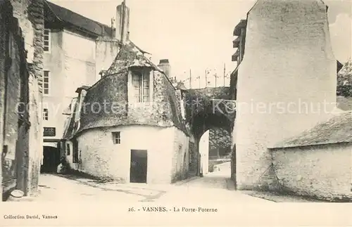 AK / Ansichtskarte Vannes La Porte Poterne Vannes